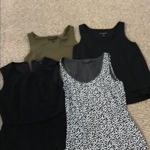 4 banana republic tanks
